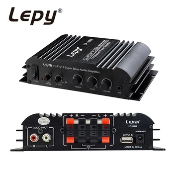 Lepy LP 168S 2.1CH Amplifier Audio Subwoofer Bass Digital Compact Stereo Amplifier With AUX Function Loud speaker Remote Control
Lepy LP 168S 2.1CH Amplifier Audio Subwoofer Bass Digital Compact Stereo Amplifier With AUX Function Loud speaker Remote Control