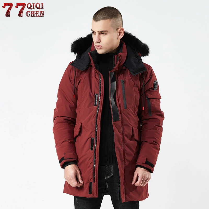 Winter Coat Men Windbreaker Fur Hooded Thicken Jacket Men's Streetwear Hiphop Military Trench Coats Long Parka jaqueta masculina
Winter Coat Men Windbreaker Fur Hooded Thicken Jacket Men's Streetwear Hiphop Military Trench Coats Long Parka jaqueta masculina