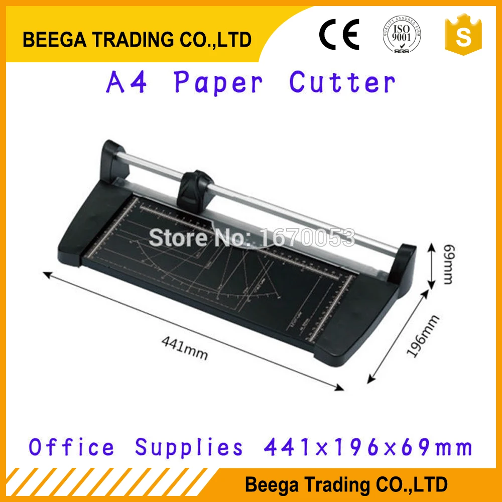Brand New Portable Paper Cutting Machine for A4 Manual Paper Trimmer Cutter Blades Handmade Tool Office School
Brand New Portable Paper Cutting Machine for A4 Manual Paper Trimmer Cutter Blades Handmade Tool Office School