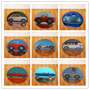 Modern Fashion Nordic Car dog Round Chair/Table Desk Mat Living Room Bedroom Area Rug Decorative Carpet
Modern Fashion Nordic Car dog Round Chair/Table Desk Mat Living Room Bedroom Area Rug Decorative Carpet