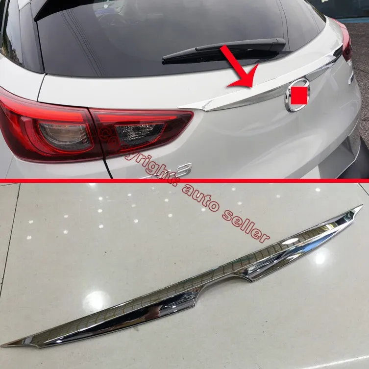ABS Chrome Rear Trunk Lid Cover Trim For Mazda CX-3 2015 2016 2017 Car Accessories Stickers
ABS Chrome Rear Trunk Lid Cover Trim For Mazda CX-3 2015 2016 2017 Car Accessories Stickers