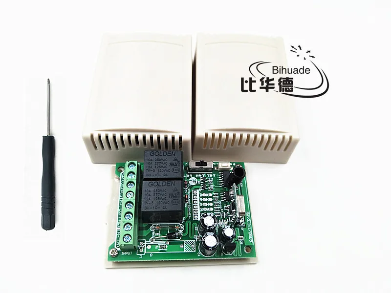 1PCS 315Mhz Universal Wireless Remote Control Switch AC 12V 2CH Relay Receiver Module and RF 315Mhz
1PCS 315Mhz Universal Wireless Remote Control Switch AC 12V 2CH Relay Receiver Module and RF 315Mhz
