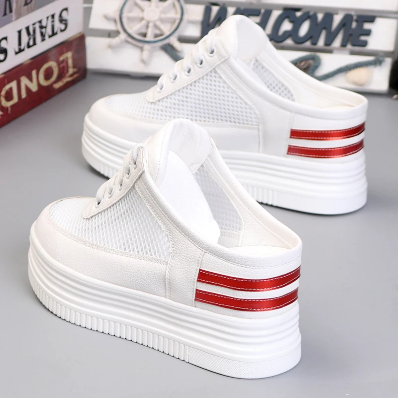 2019 New Summer Platform Shoes for Woman Flat Heels Women Little White Leisure Sneakers Air Mesh Female Lace Up Wild Slippers
2019 New Summer Platform Shoes for Woman Flat Heels Women Little White Leisure Sneakers Air Mesh Female Lace Up Wild Slippers