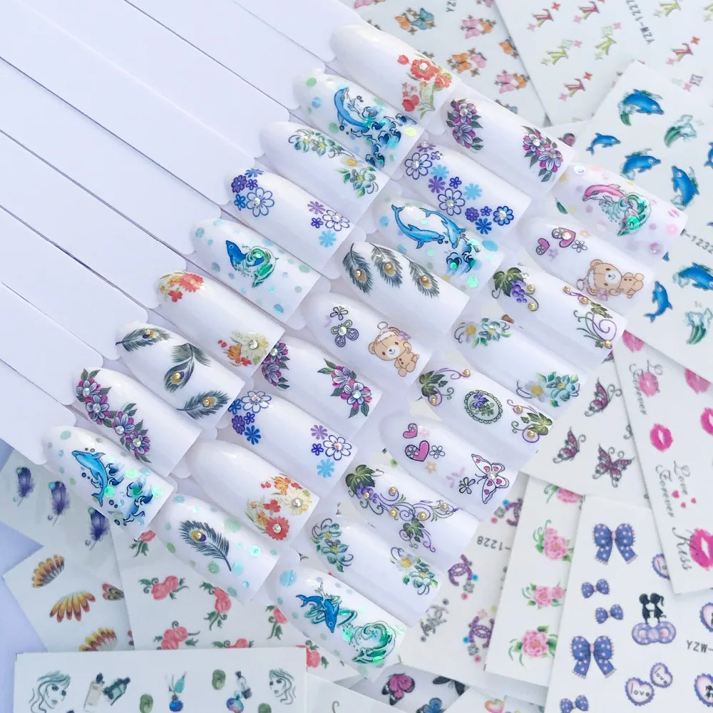 LCJ 60 Sheets Sexy Stickers Nail Art Tips French Decorations Nail Decals Nail Patch Manicure New Designs Colorful DIY
LCJ 60 Sheets Sexy Stickers Nail Art Tips French Decorations Nail Decals Nail Patch Manicure New Designs Colorful DIY