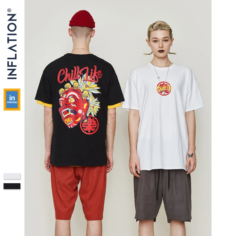INFLATION Print Tee Shirt Homme Men's Hip Hop Tshirt Street Wear Summer Fashion Holiday Hip Hop Tees Couple Clothes 9111S
INFLATION Print Tee Shirt Homme Men's Hip Hop Tshirt Street Wear Summer Fashion Holiday Hip Hop Tees Couple Clothes 9111S