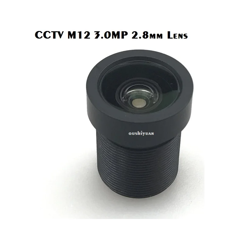 CCTV HD Lens M12 3.0pm 2.8mm Lens Wide-angle 120 Degree MTV M12 x 0.5 Mount Security Fixed Lens
CCTV HD Lens M12 3.0pm 2.8mm Lens Wide-angle 120 Degree MTV M12 x 0.5 Mount Security Fixed Lens