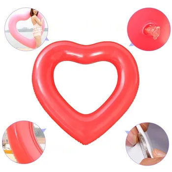 Inflatable Sweet Heart Swimming Rings laps Giant Pool party Lifebuoy Float Mattress Swimming Circle
Inflatable Sweet Heart Swimming Rings laps Giant Pool party Lifebuoy Float Mattress Swimming Circle