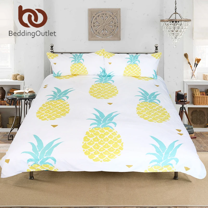 BeddingOutlet Hot Sale Pineapple Bedding Set Sweet Printed Fruit Bedsheet Soft Polyester Duvet Cover Set 3 Pcs 4 Sizes New
BeddingOutlet Hot Sale Pineapple Bedding Set Sweet Printed Fruit Bedsheet Soft Polyester Duvet Cover Set 3 Pcs 4 Sizes New