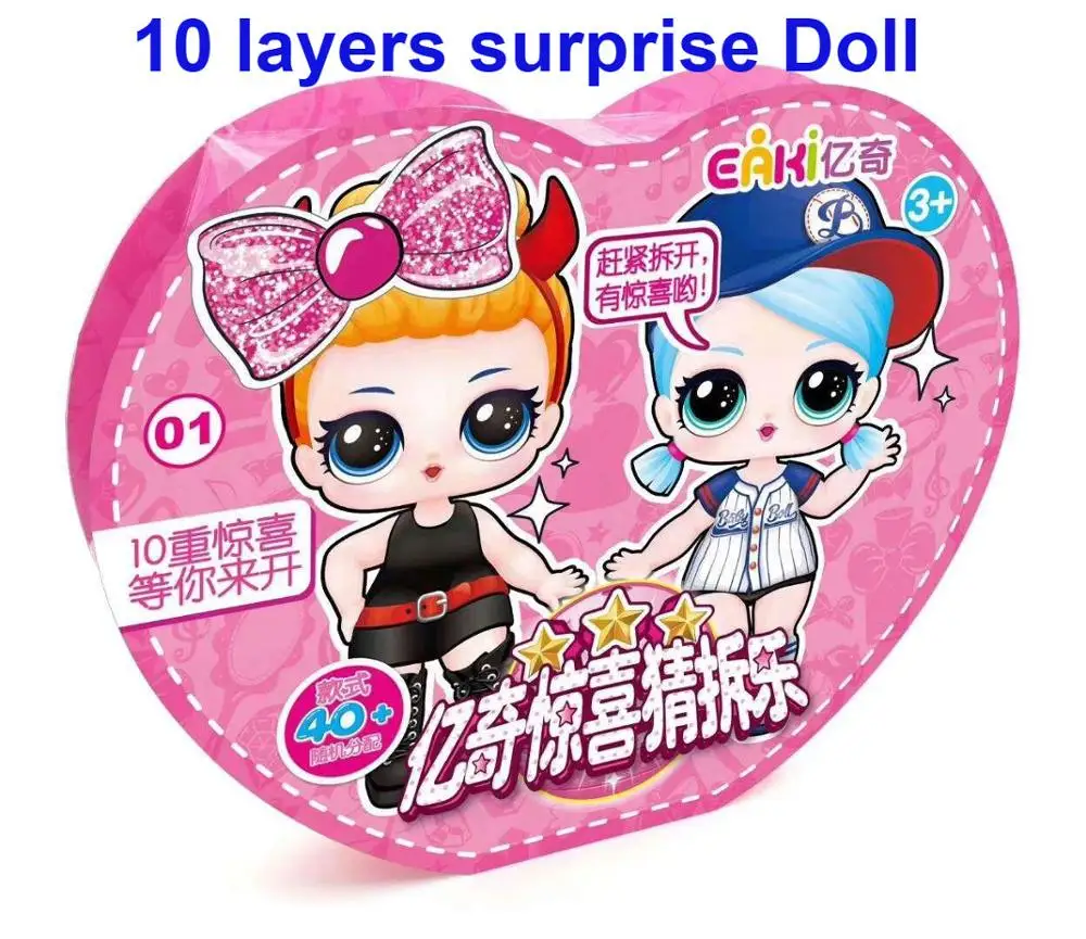 Genuine eaki 2019 hot 10 LAYERS DIY Kids Toys Dolls with Surprise toys Toys for Children birthday Christmas new year girls gifts
Genuine eaki 2019 hot 10 LAYERS DIY Kids Toys Dolls with Surprise toys Toys for Children birthday Christmas new year girls gifts