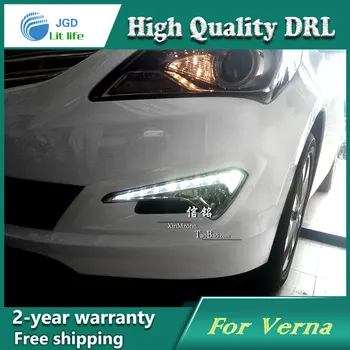 Free shipping !12V 6000k LED DRL Daytime running light case for Hyundai Verna 2014 fog lamp frame Fog light Car styling
Free shipping !12V 6000k LED DRL Daytime running light case for Hyundai Verna 2014 fog lamp frame Fog light Car styling