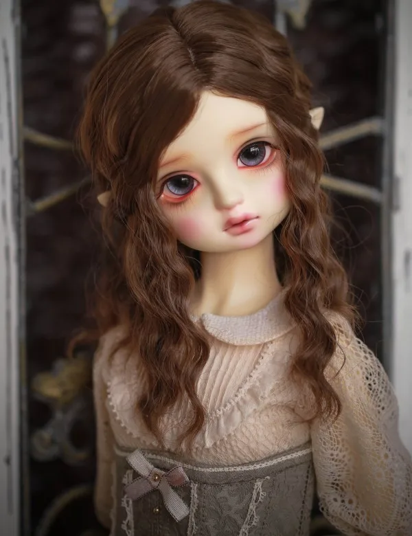 BJD doll hair wigs imitation mohair super soft for 1/3 1/4 1/6 DD SD MSD YOSD long curly Tedd accessories | Игрушки и хобби