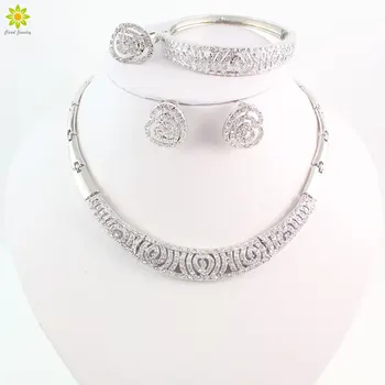 Hot Sale African Beads Jewelry Set Fashion Dubai Silver Plated Jewelry Sets India Design For Wedding Brides
Hot Sale African Beads Jewelry Set Fashion Dubai Silver Plated Jewelry Sets India Design For Wedding Brides