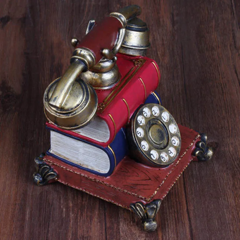Retro Resin Telephone Figurine Piggy Bank Vintage Coin Bank Phone Birthday Gift Coffee Shop Decor WXV Sale
Retro Resin Telephone Figurine Piggy Bank Vintage Coin Bank Phone Birthday Gift Coffee Shop Decor WXV Sale