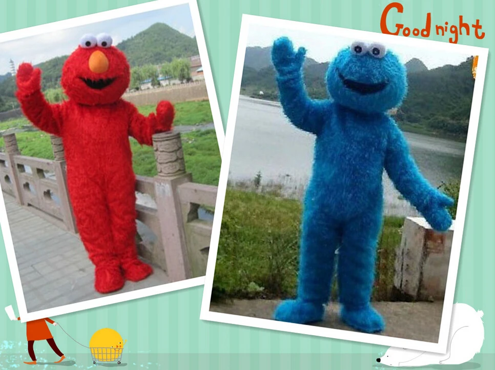 EVA Helmet Sesame Street Blue Cookie Monster mascot costume Elmo Mascot costume Birthday party cosplay
EVA Helmet Sesame Street Blue Cookie Monster mascot costume Elmo Mascot costume Birthday party cosplay
