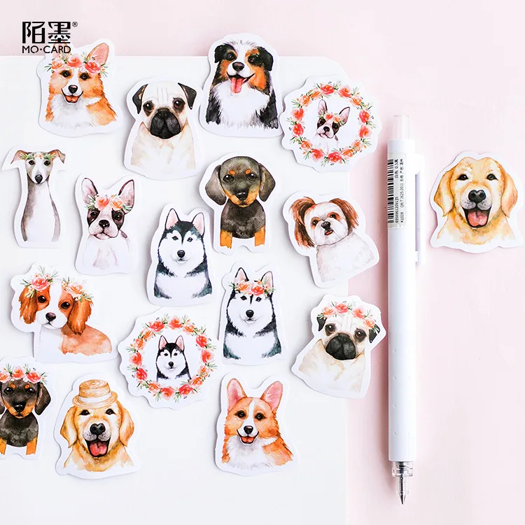 46 PCS/LOT Labrador Kawaii Dogs DIY Scrapbooking Paper Boxed Stickers Corgi Notebook Planner Husky Diary Album Decoration @TZ-7
46 PCS/LOT Labrador Kawaii Dogs DIY Scrapbooking Paper Boxed Stickers Corgi Notebook Planner Husky Diary Album Decoration @TZ-7