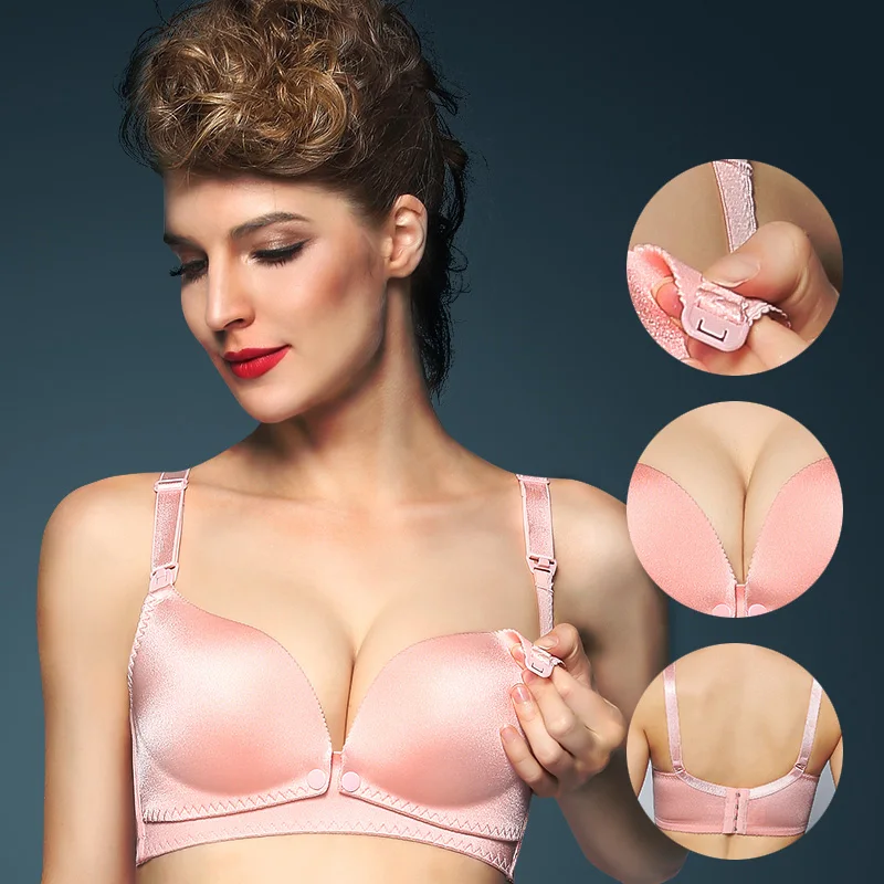 Sexy fashion anti sagging push up gather maternity nursing bras for pregnant wire free front button breastfeeding bra B/C cup
Sexy fashion anti sagging push up gather maternity nursing bras for pregnant wire free front button breastfeeding bra B/C cup