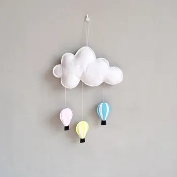 Ins 3D Felt Cloud Rainbow Hot Air Balloon Wall Hanging Ornament Kids Room Decoration Baby Tent Photography Props Birthday Gift
Ins 3D Felt Cloud Rainbow Hot Air Balloon Wall Hanging Ornament Kids Room Decoration Baby Tent Photography Props Birthday Gift