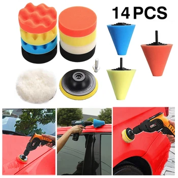 14pcs/16pcs Polishing Kit Buffing Pad 1/3''/6mm Wheel Polishing Cone Car Body Wheels Care Car Styling Foam Brushes Cleaning
14pcs/16pcs Polishing Kit Buffing Pad 1/3''/6mm Wheel Polishing Cone Car Body Wheels Care Car Styling Foam Brushes Cleaning