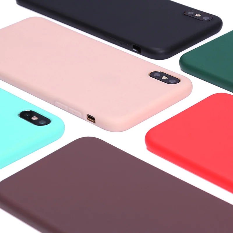Candy Matte Soft TPU Case for iPhone 6 6S 7 8 Plus 5 5S SE X 10 XS MAX Cell Phone Shockproof Ultra thin Clear Silicone Cover
Candy Matte Soft TPU Case for iPhone 6 6S 7 8 Plus 5 5S SE X 10 XS MAX Cell Phone Shockproof Ultra thin Clear Silicone Cover