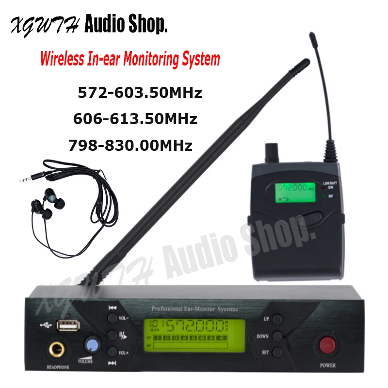 UHF Wireless In Ear Monitor System Digital Stage Performance In-Ear Monitoring System with USB Headset Receiver Transmitter
UHF Wireless In Ear Monitor System Digital Stage Performance In-Ear Monitoring System with USB Headset Receiver Transmitter