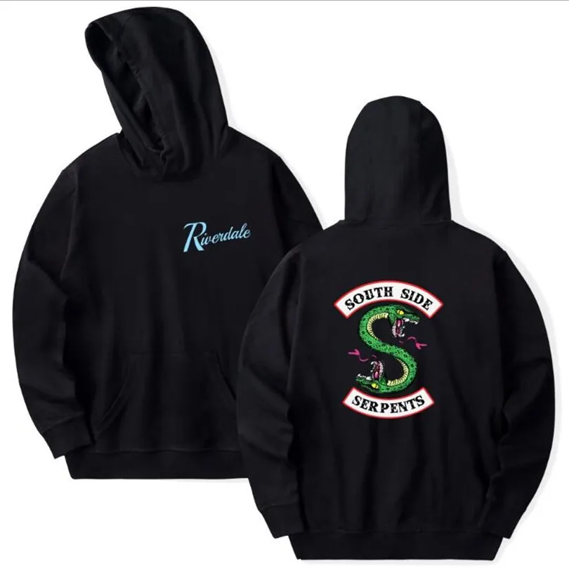Riverdale Hoodie Sweatshirts Plus Size South Side Serpents Streetwear Tops Autumn Hoodies Men Women Hooded Pullover Tracksuit
Riverdale Hoodie Sweatshirts Plus Size South Side Serpents Streetwear Tops Autumn Hoodies Men Women Hooded Pullover Tracksuit