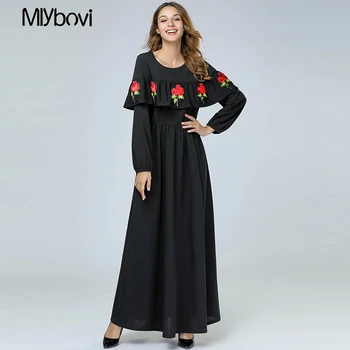 Solid Women robe 2019 Turkish Islamic Malaysia Ruffle Muslim Dresses Abayas For Women Robe Musulmane Kaftan Dubai Clothing
Solid Women robe 2019 Turkish Islamic Malaysia Ruffle Muslim Dresses Abayas For Women Robe Musulmane Kaftan Dubai Clothing