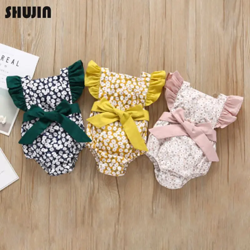 Shujin SummerCute Baby Girl Ruffle Solid Color Romper Jumpsuit Outfits Sunsuit for Newborn Infant Children Clothes Kid Clothing
Shujin SummerCute Baby Girl Ruffle Solid Color Romper Jumpsuit Outfits Sunsuit for Newborn Infant Children Clothes Kid Clothing