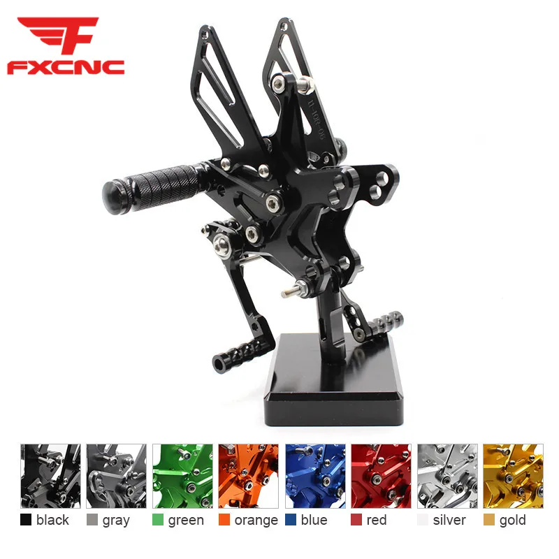 FOR KAWASAKI ZX10R 2011-2016 2015 2014 2013 2012 CNC Aluminum Alloy Motorcycle footrest footpeg pedal foot peg Rearset Rear Set
FOR KAWASAKI ZX10R 2011-2016 2015 2014 2013 2012 CNC Aluminum Alloy Motorcycle footrest footpeg pedal foot peg Rearset Rear Set