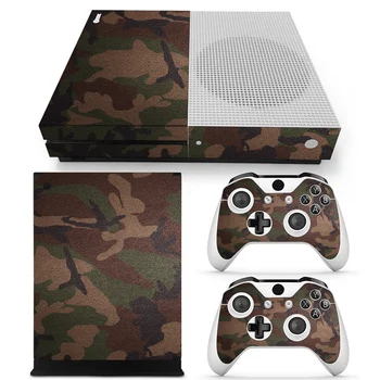 Camouflage Vinyl Skin Sticker Protector for Microsoft Xbox One SLIM and 2 controller skins Stickers for XBOXONE S
Camouflage Vinyl Skin Sticker Protector for Microsoft Xbox One SLIM and 2 controller skins Stickers for XBOXONE S