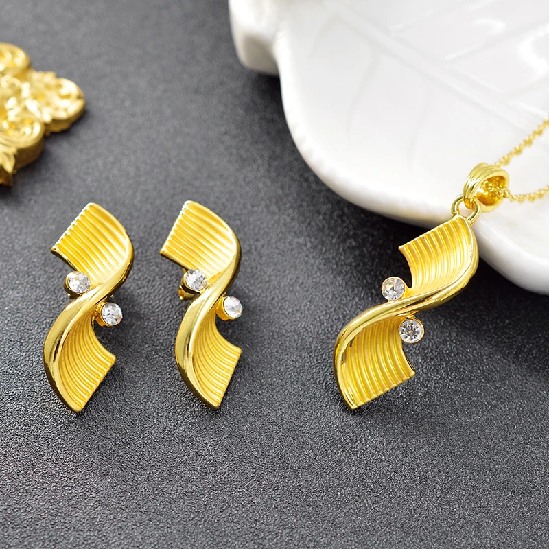 Sunny Jewelry Romantic Sets For Women Necklace Earrings Pendant Cubic Zirconia Wedding Gift Findings | Украшения и аксессуары