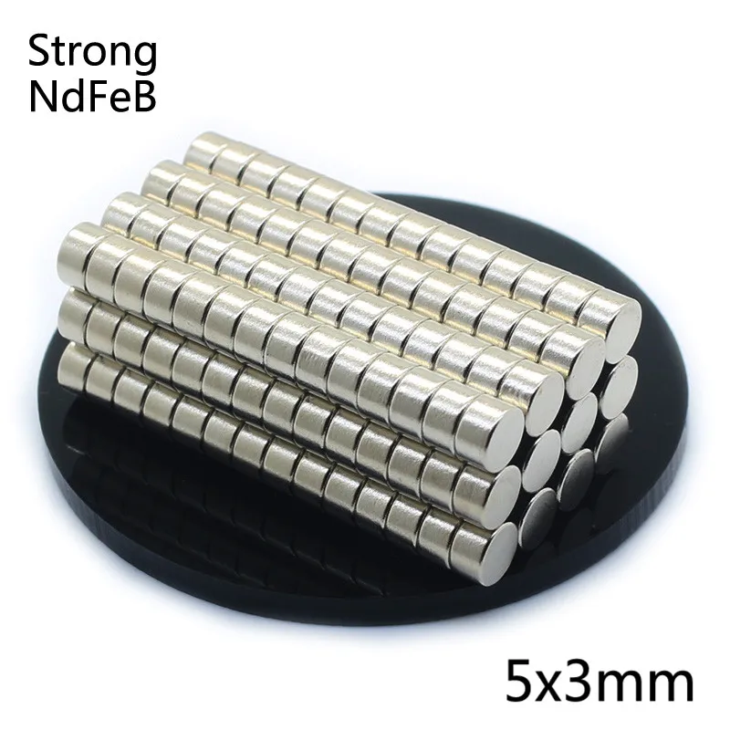 50Pcs 5x3 Super Strong Neodymium Magnet Disc 5mm x 3mm N35 Grade NdFeB Permanent Small Round Fridge Powerful Magnetic Magnets
50Pcs 5x3 Super Strong Neodymium Magnet Disc 5mm x 3mm N35 Grade NdFeB Permanent Small Round Fridge Powerful Magnetic Magnets