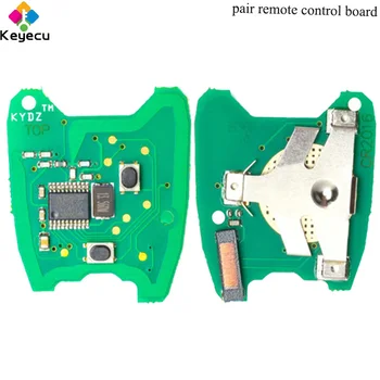 KEYECU Pair Replacement KYDZ Remote Control Board With 2 Buttons & 433MHz Frequency Having Battery - FOB for Peugeot 307
KEYECU Pair Replacement KYDZ Remote Control Board With 2 Buttons & 433MHz Frequency Having Battery - FOB for Peugeot 307