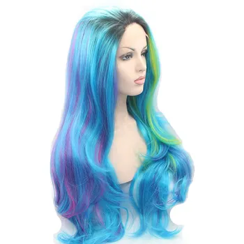 Marquesha Blue Mixed Purple Yellow Synthetic Lace Front Wigs Fashion Ombre Lace Front Wig For Women
Marquesha Blue Mixed Purple Yellow Synthetic Lace Front Wigs Fashion Ombre Lace Front Wig For Women