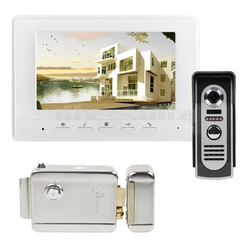 DIYSECUR 7inch Video Intercom Video Door Phone 600TV Line IR Night Vision Outdoor Camera + Electric Lock
DIYSECUR 7inch Video Intercom Video Door Phone 600TV Line IR Night Vision Outdoor Camera + Electric Lock