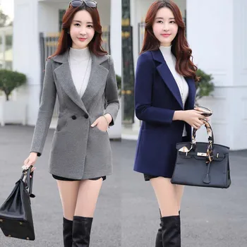 Women's woolen coat fashion Slim women's woolen coat temperament coat female autumn and winter new style
Women's woolen coat fashion Slim women's woolen coat temperament coat female autumn and winter new style