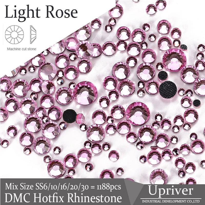 Upriver Flatback Round Light Rose DMC Hotfix Rhinestones Glass Loose Strass Stones
Upriver Flatback Round Light Rose DMC Hotfix Rhinestones Glass Loose Strass Stones