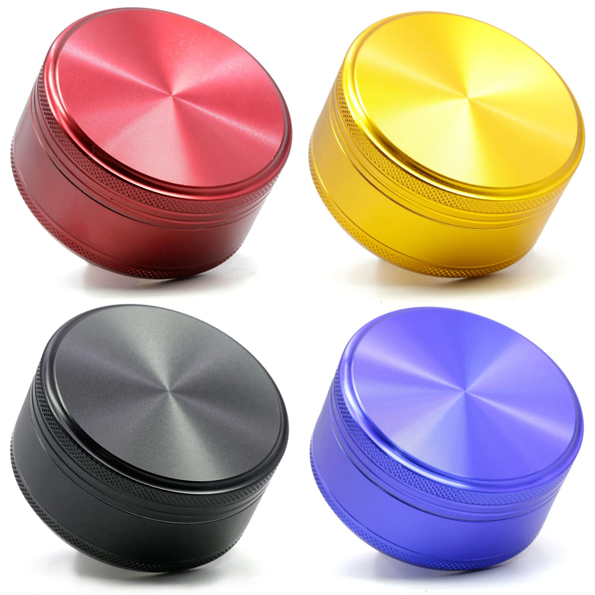 New 4 Layer 63MM Aluminum Alloy Herb Tobacco Grinder Grinders Spice Mill Crusher Smoking Shisha Pipe Accessories Wholesale 2019
New 4 Layer 63MM Aluminum Alloy Herb Tobacco Grinder Grinders Spice Mill Crusher Smoking Shisha Pipe Accessories Wholesale 2019
