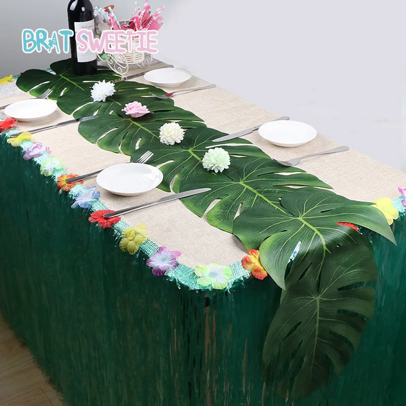 Monstera Leaves Artificial Leaf Placemats Tropical Birthday Wedding Table Decorations Summer Hawaii DIY Party Supplies Favors
Monstera Leaves Artificial Leaf Placemats Tropical Birthday Wedding Table Decorations Summer Hawaii DIY Party Supplies Favors