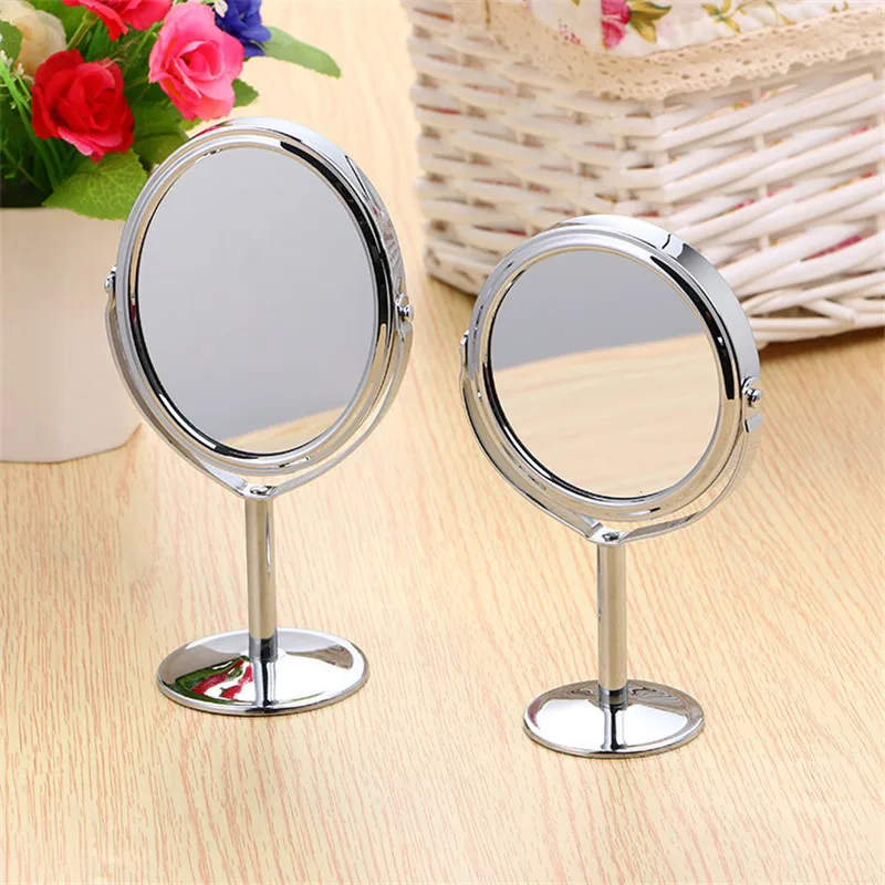 New metal small makeup mirror 1:2 magnifying glass portable desktop double-sided decorative mirrors 360 degree rotating mirrors
New metal small makeup mirror 1:2 magnifying glass portable desktop double-sided decorative mirrors 360 degree rotating mirrors