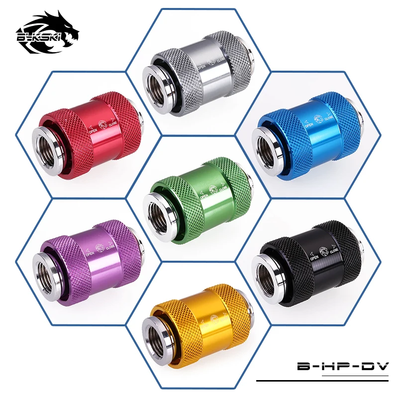 Bykski Rigid Tubing Water Drain Valve Switch Flat Push Slide Type M-F G1/4'' for Hard Pipe water cooling B-HP-DV
Bykski Rigid Tubing Water Drain Valve Switch Flat Push Slide Type M-F G1/4'' for Hard Pipe water cooling B-HP-DV
