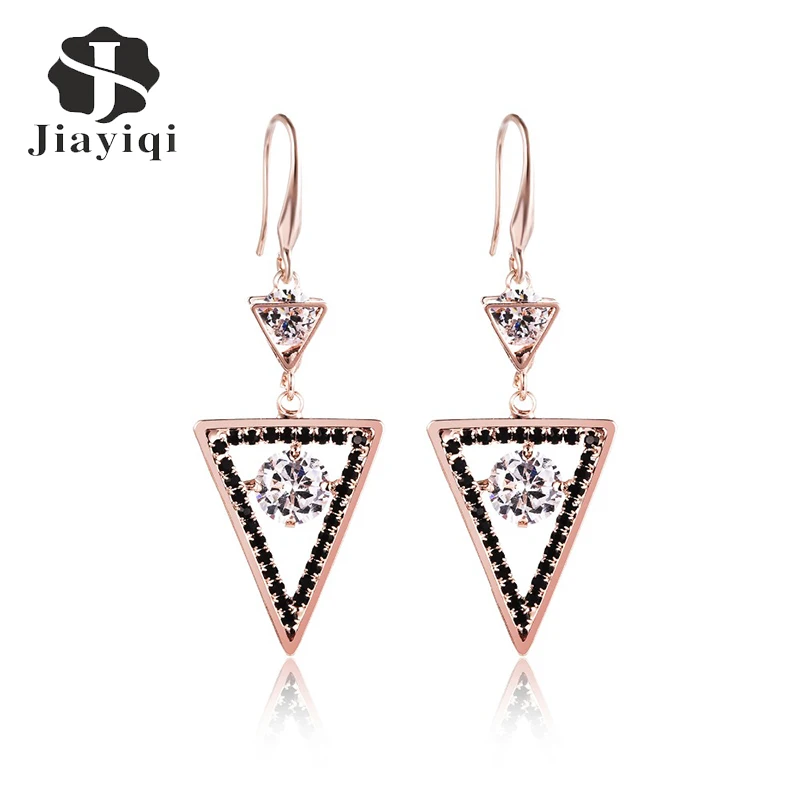 New Design Hollow AAA+ Big CZ Crystal Triangular Geometric Black Edge Drop Floating Charms Women Party Jewerly EH1068
New Design Hollow AAA+ Big CZ Crystal Triangular Geometric Black Edge Drop Floating Charms Women Party Jewerly EH1068
