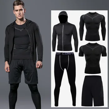 Men's Sportswear Suits Gym Tights Training Clothes Workout Jogging Sports Set Running Tracksuit Dry Fit Breathable
Men's Sportswear Suits Gym Tights Training Clothes Workout Jogging Sports Set Running Tracksuit Dry Fit Breathable