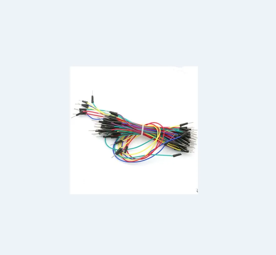 65pcs/sets Male to Male Flexible Breadboard Line Jumper Cable Wires for Arduino Bread board lines Connecting line Loaf ligation
65pcs/sets Male to Male Flexible Breadboard Line Jumper Cable Wires for Arduino Bread board lines Connecting line Loaf ligation
