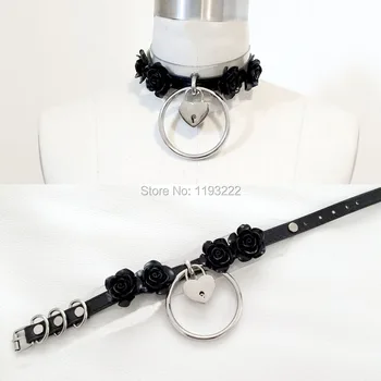 Women Handmade Lolita Clear Transparent Vinyl Leather Choker Stud Spikes Flower Collar Lock Key Heart exaggerate Round Necklace
Women Handmade Lolita Clear Transparent Vinyl Leather Choker Stud Spikes Flower Collar Lock Key Heart exaggerate Round Necklace