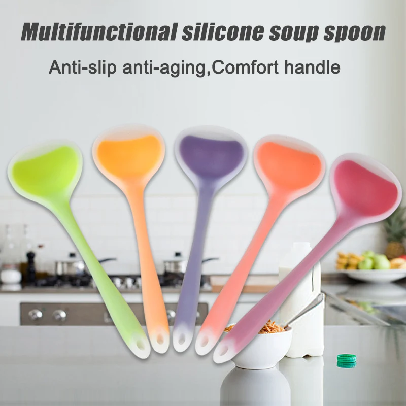 Translucent Silicone Spoon Nonstick Anti High-Temperature Soup Scoup Cooking Tools Kitchen Supplies Dropshipping FAS
Translucent Silicone Spoon Nonstick Anti High-Temperature Soup Scoup Cooking Tools Kitchen Supplies Dropshipping FAS