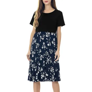 vetement femme 2019 Women's Maternity Pregnanty clothes dress Short Sleeve Floral Print Nursing Dresses for Breastfeeding
vetement femme 2019 Women's Maternity Pregnanty clothes dress Short Sleeve Floral Print Nursing Dresses for Breastfeeding