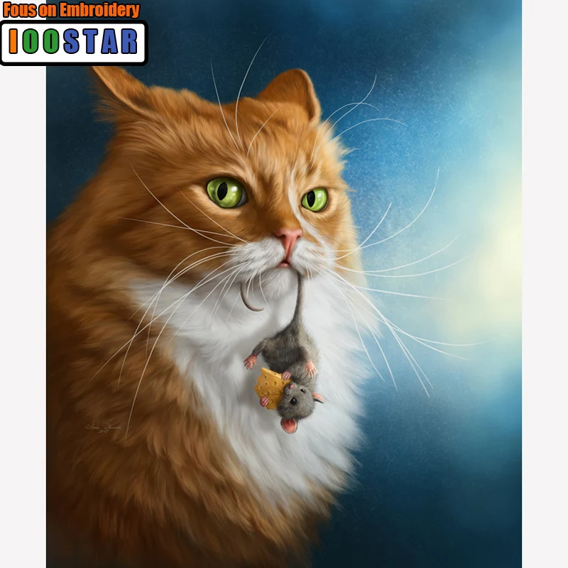 Full Square/Circle 5D DIY Diamond Picture "Yellow Cat" Mouse Embroidery Cross-stitch Rhinestone Mosaic Home Decoration Gift
Full Square/Circle 5D DIY Diamond Picture "Yellow Cat" Mouse Embroidery Cross-stitch Rhinestone Mosaic Home Decoration Gift