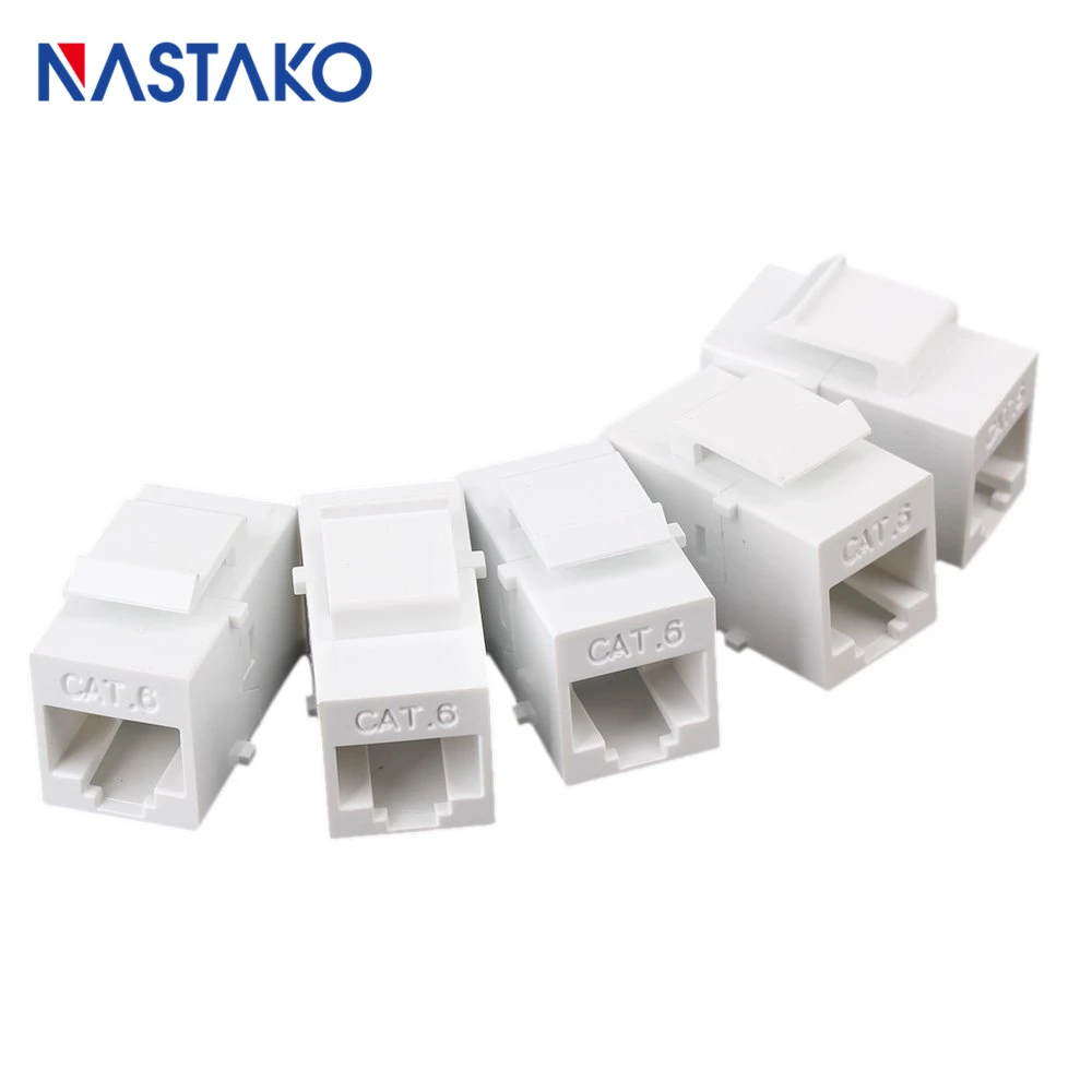 Синий разъем RJ45 keystone Jack Cat6 удлинитель Ethernet сеть LAN Cat 6 соединительные разъемы