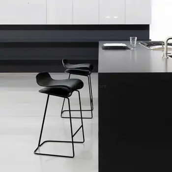Modern minimalist bar chair European wrought iron bar stool high stool bar chair front bar stool
Modern minimalist bar chair European wrought iron bar stool high stool bar chair front bar stool