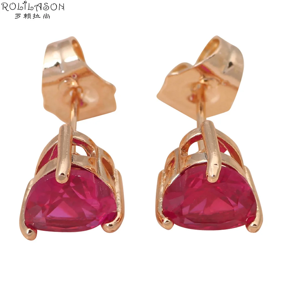 High Quality Hotselling Rose Crystal Zircon stud earrings for women Roby gold tone fashion jewelry JE822
High Quality Hotselling Rose Crystal Zircon stud earrings for women Roby gold tone fashion jewelry JE822